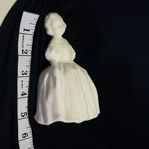 Vintage Victoria girl bell Goebel W Germany Ceramic Bells  5" Girl, Sweep Bell - Picture 12 of 12